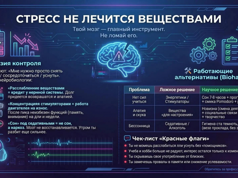 4.СТРЕСС НЕ ЛЕЧИТСЯ ВЕЩЕСТВАМИ